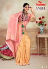 Angel By Saumya Chiffon Brasso Printed Party Wear Saree Wholesale Market In Surat